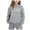 Gray, variant on FAOWME Child Fashion Casual Heart Printed Long Sleeved Hooded Sweatshirt Hoodie Pullover Tops Pants Suit Dark Green 12-13 Years