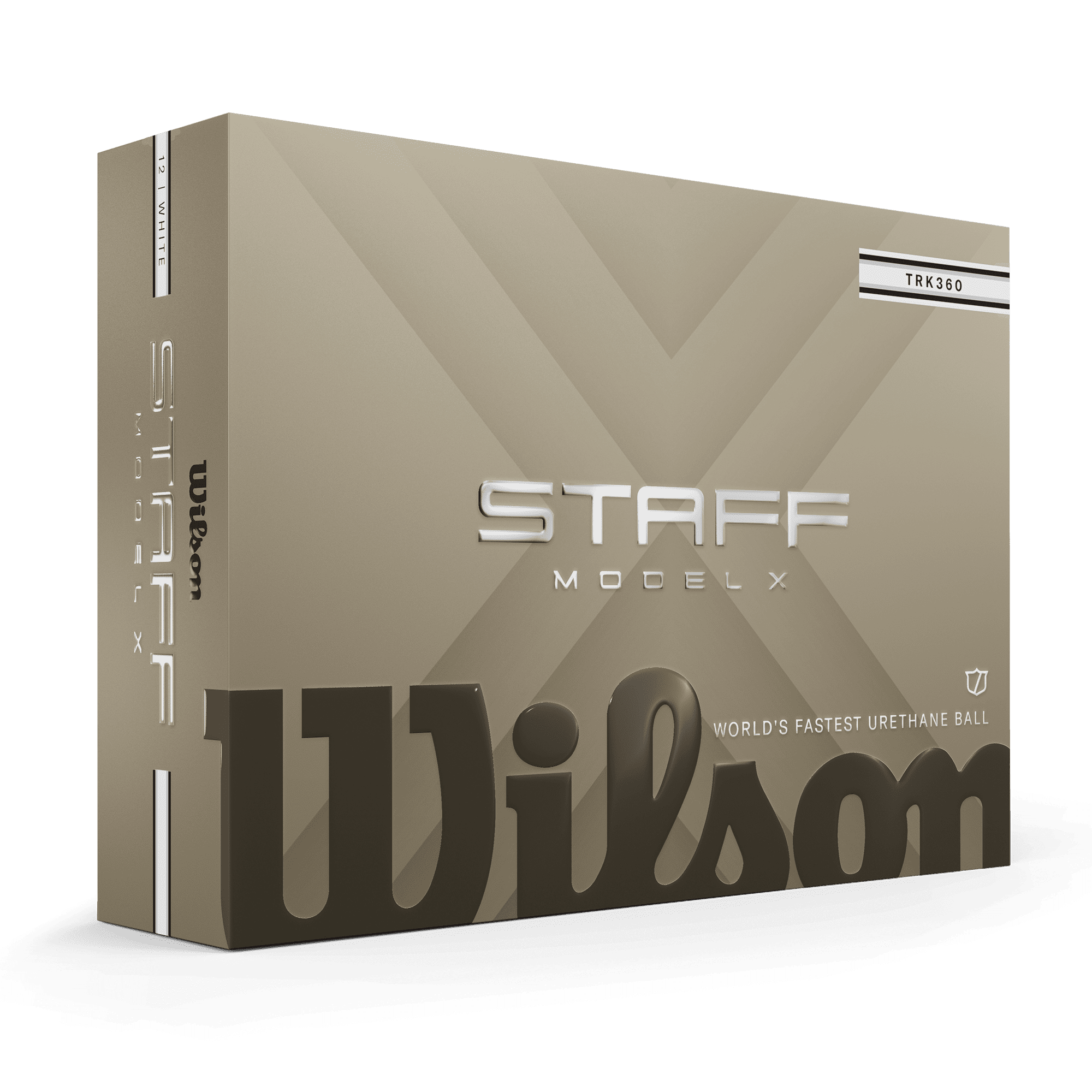 Wilson Golf 2026 Staff Model X Golf Balls 1-Dozen [White Track 360]
