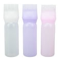 thumbnail image 1 of Botella aplicadora de tinte para el cabello, peine de raíz para salón de casa, aplicador de aceite para el cabello con herramienta de estilismo a escala, 3 uds., 1 of 14