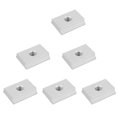 thumbnail image 1 of 6 Pcs M6 T-Rail Sliding Nuts, Aluminum Slot Nuts, for Slot Fastening, 1 of 5