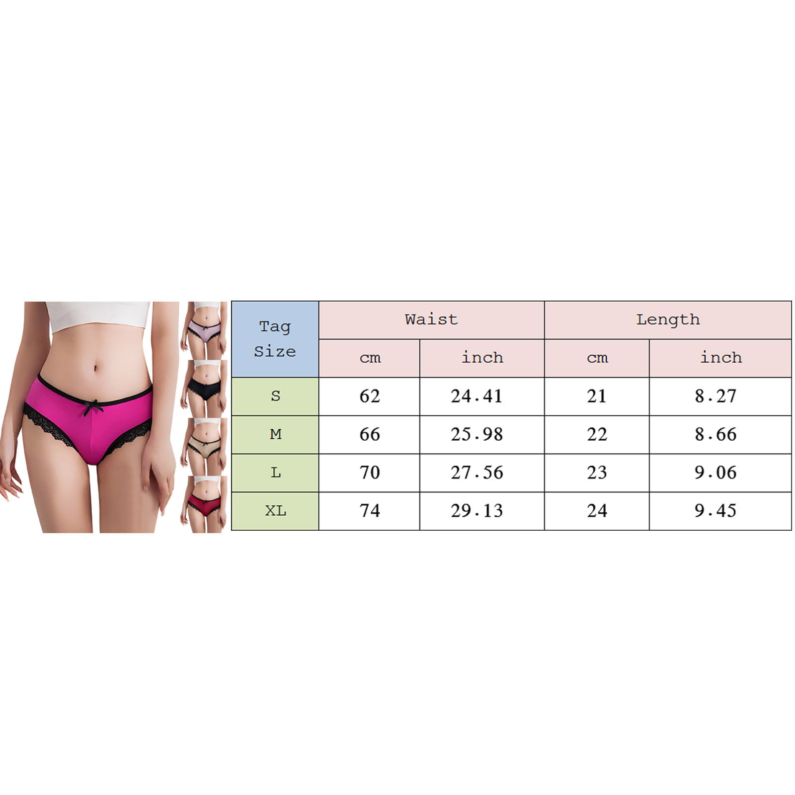Qixiu Ladies No Show Underwear 4 Pieces High Waist Leakproof Underwear For Women  Plus Size Panties Leak Proof Menstrual Panties Physiological Pants Orders  to Be Delive Wine - ShopStyle Knickers