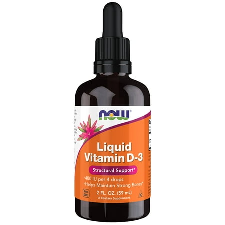 UPC 733739003706 product image for NOW Supplements  Liquid Vitamin D-3  Strong Bones*  Structural Support*  2-Ounce | upcitemdb.com