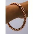 thumbnail image 2 of Pure Solid Copper Cuff Bracelet For Women and Men Arthritis Copper Bangle, 2 of 5