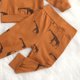 thumbnail image 3 of Gibobby Conjunto de leggings para bebés y niñas Conjunto de sudadera de de manga larga para bebés recién nacidos, pantalones con estampado de animados(Café,3-6 Months), 3 of 5