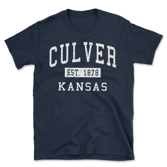 Culver Kansas Classic Established Men's Cotton T-Shirt