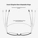 thumbnail image 5 of Gafas de presbicia con antena plegable y patillas telescópicas de metal anti luz azul para hombres y mujeres, gafas de presbicia anti luz azul, 5 of 6