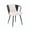 Black(Rattan), variant on Hawsaiy Rope Woven Dining Chairs Set of 6, Upholstered Kitchen Chairs with Metal Legs & Throw Pillow, Mid Century Modern Accent Dining Room Chairs, Black