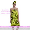 thumbnail image 4 of Colevkie 2 Pieces Bath Wrap Set for Women Bath Skirt & Hair Drying Cap Soft Quick Drying Beach Towel Bath Towel Adjustable for Bathroom Sauna Printed Kiwi Pattern, 4 of 8