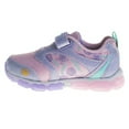 thumbnail image 2 of Disney The Little Mermaid Girls Hook And Loop Light Up Fashion Sneakers. (Toddler Little Kids)Pink, Size: 12, 2 of 6