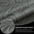 thumbnail image 6 of Eurhowing 4-Piece Sofa Slipcover Set for L-Shaped Sectional Couch, Stretchable Jacquard Non-Slip Left/Right Chaise Cover, Washable Furniture Protector, Dark Gray, 6 of 8