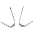 thumbnail image 4 of Bgsha 10XSolid Stainless Steel Wall Mount Single Hook Heavy Duty Rustproof Coat Hanger, 4 of 9