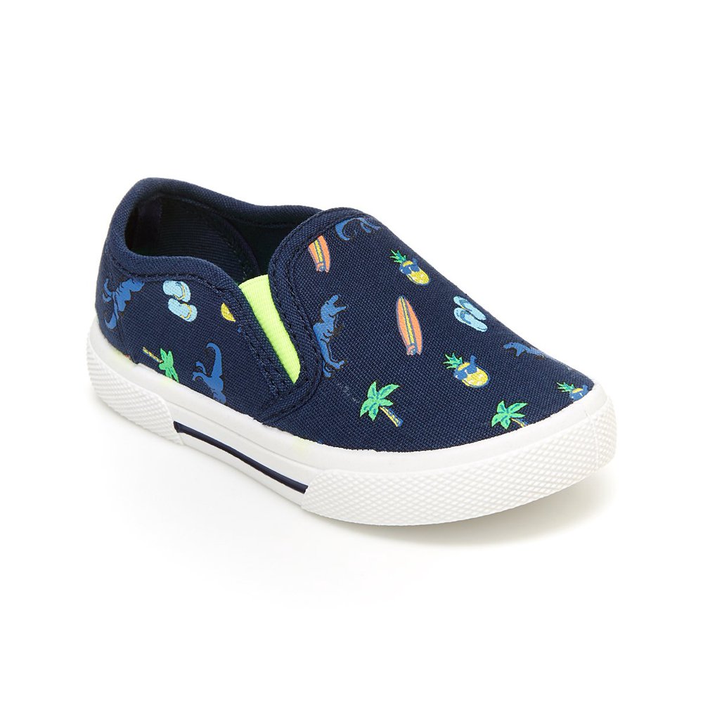 Carter's Carter's Toddler Boys' Kid's Navy Beach Damon Dinosaur Slip