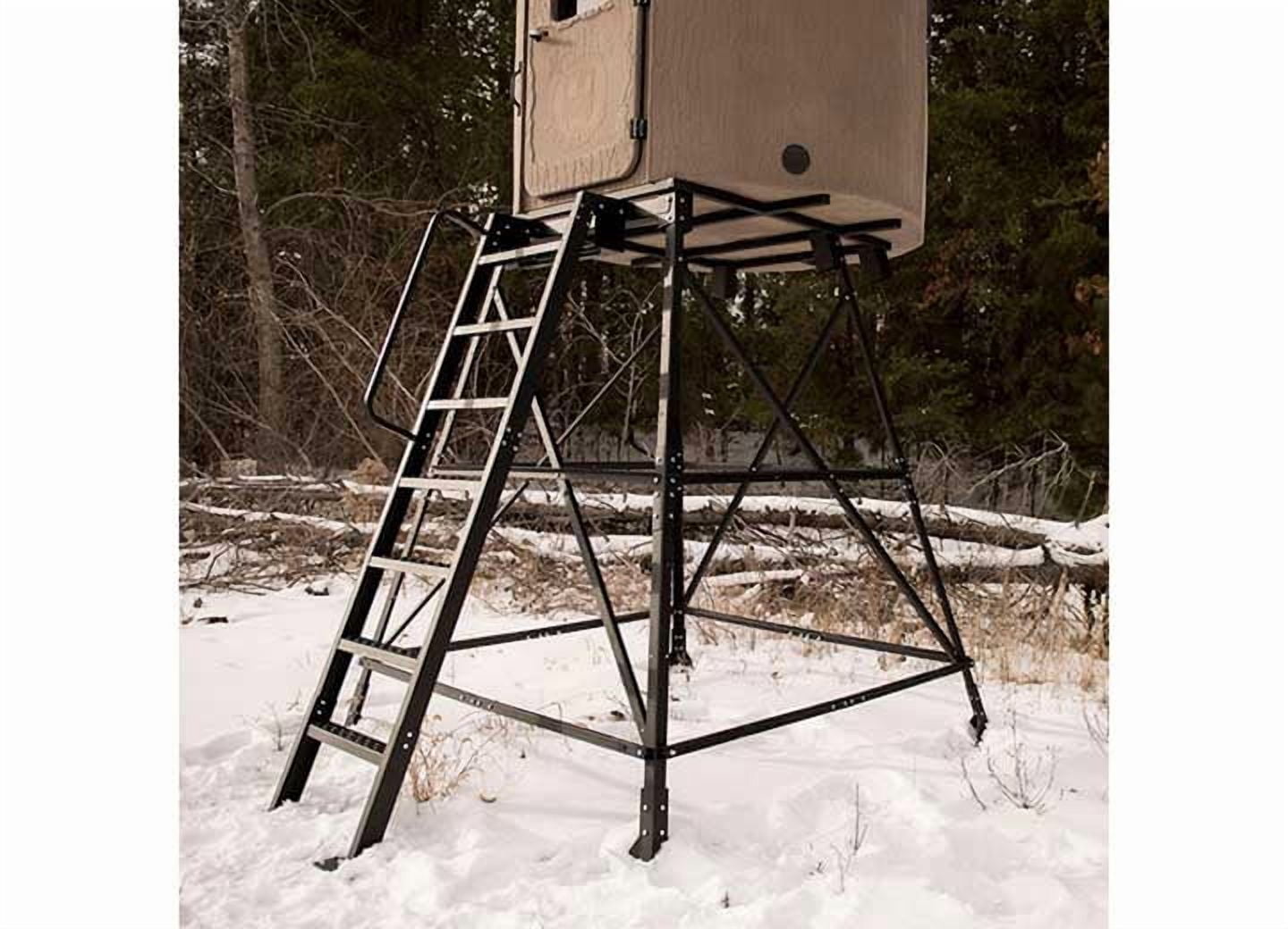 Banks Outdoors BNKST8TS 8 ft. Mountable to Any Banks Outdoors Hunting Blinds Steel Tower System