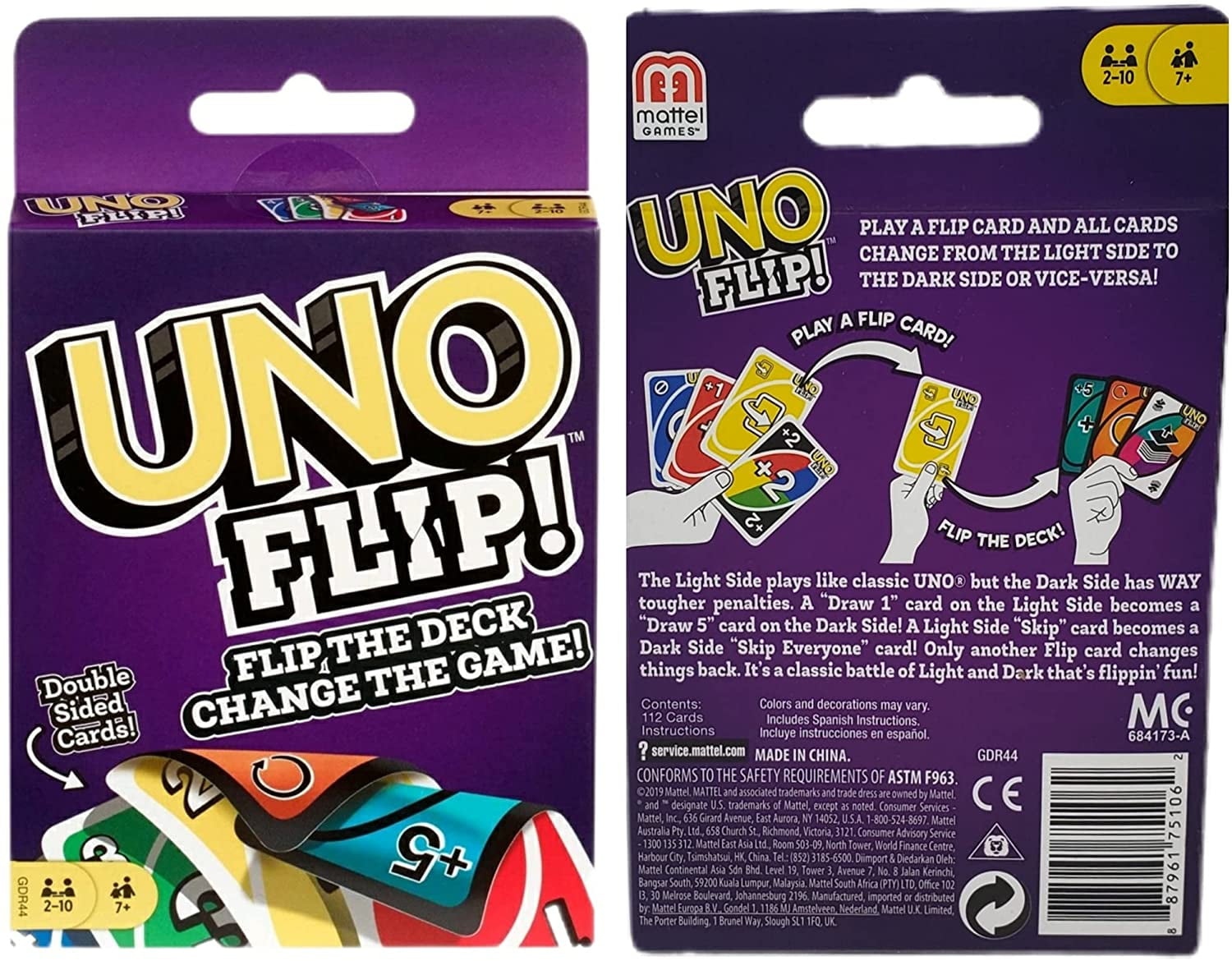 Mattel Family Card Game Variety Pack - 4 Card Game Bundle - Uno, Dos, Uno  Flip, and Phase 10 - Ultimate Family Game Night Card Bundle