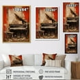thumbnail image 4 of Designart "Timeless Tunes Of The Vintage Piano" Music Floater Framed Canvas Art Print, 4 of 5