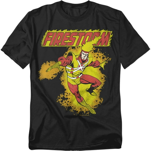 DC Comics Firestorm Mens Short Sleeve Shirt