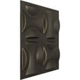 thumbnail image 2 of Ekena Millwork 19 5/8"W x 19 5/8"H York EnduraWall Decorative 3D Wall Panel, Universal Aged Metallic Weathered Steel (Covers 2.67 Sq. Ft.), 2 of 6