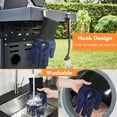 thumbnail image 2 of Generic Heat Resistant BBQ Gloves (1472°F) - Heatproof Oven Mitts for Grilling, Smoking, Firepit - Food Grade Silicone Grip, Long Forearm Protection, Machine Washable, 2 of 7