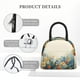 thumbnail image 4 of Fotbe Floral Mountain Landscape Bolsa de Almuerzo con Estampado, Lonchera Aislada, Contenedor de Comida Reutilizable Tipo Cooler a Prueba de Fugas, 4 of 6
