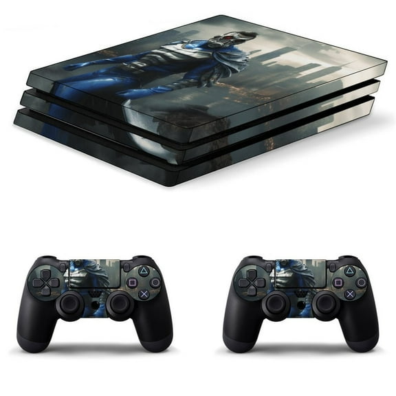 Decal Skin for PS4 Slim / PS4 Pro / PS4, Whole Body Vinyl Sticker Cover for Playstation 4 Console and Controller (The Last Hero-1)