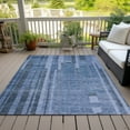 thumbnail image 6 of Addison Rugs Chantille Indoor/Outdoor Transitional Stripes Navy Washable Rectangle Rug, 9' x 12', 6 of 6