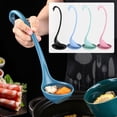 thumbnail image 1 of Sentmoon Vertical Soup Spoon with Tray Upright Ladle Set Practical Holder Rest for Table Kitchen Non Spill Serving Spoon for Home Restaurant Soup Stews, 1 of 10