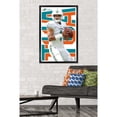 thumbnail image 2 of NFL Miami Dolphins - Tua Tagovailoa 20 Wall Poster, 22.375" x 34", Framed, 2 of 4