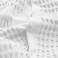 thumbnail image 6 of Superior Mai Geometric Waffle Cotton Blanket, King, White, 6 of 9