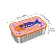 thumbnail image 5 of Travel Jewelry Case, Sardine Tin Jewelry Box, 3d Printed Sardine Tin Like Jewelry Case, Fishbone Earring Holder, Portable Earring Organizer (E), 5 of 8