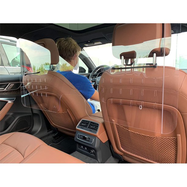 Protective Sneeze Guard Screens for Taxis, SUVs and Ride Sharing and