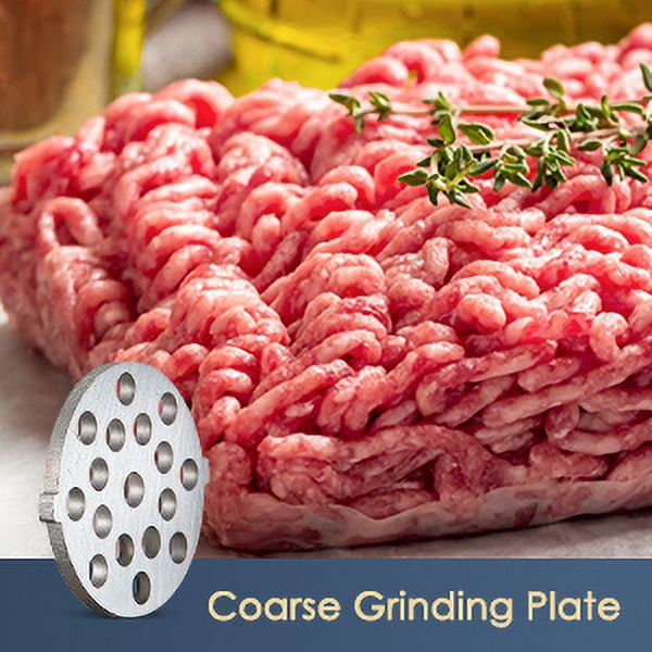 Electric Meat Grinder, Heavy Duty Meat Mincer, Sausage Stuffer Maker, Food Grinder with Sausage & Kubbe Kit, 2 Grinder Plates, Stainless Steel