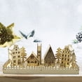 thumbnail image 3 of Kearding Luz LED de Navidad para casa de madera, decoración de para el hogar, suministros para fiestas temáticas de boda, accesorios para Kits de decoración para fiestas Kearding HA063938-00, 3 of 6