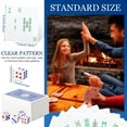thumbnail image 3 of BESTSKY Family Party Card Mahjong Game Set Silent Soft Tiles for Home Travel Team Building Tabletop Strategy Entertainment, 3 of 7