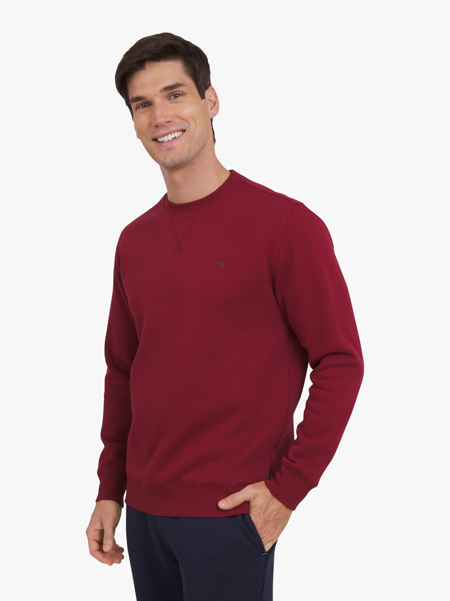 Chaps Men's & Big Men's Everyday Fleece Crewneck Sweatshirt, Sizes S-2XL