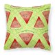 thumbnail image 1 of "Treasures BB7518PW1818 Watercolor Watermelon Outdoor Canvas Pillow, Multicolor" Caroline's Treasures BB7518PW1818, 1 of 1