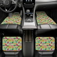thumbnail image 7 of Naloa Multicolored Tropical Car Foot Mat Set of 4 Pieces - Universal Floor Liner Neoprene Full Set Floor Mats for Cars Trucks SUV, 7 of 7