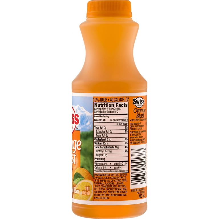 Swiss Premium Orange Blast Drink, Pint