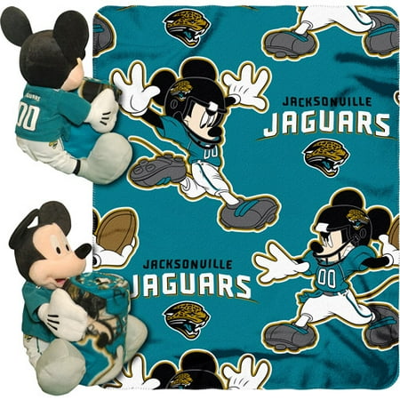 Disney Nfl Hugger Pillow And 40" X 50" T
