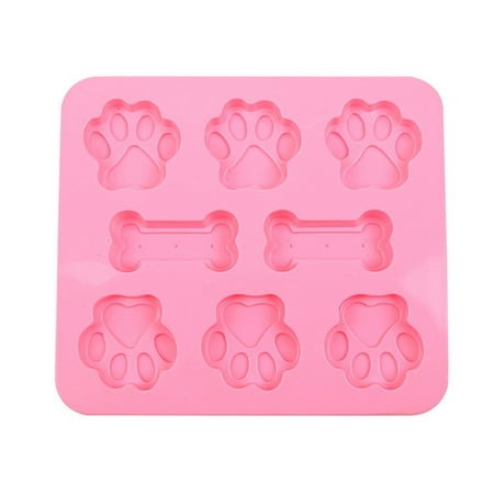 

Silicone Cake Mold Dog Paw Bone Shape Muffin Tray Candy Cookie Jelly Chocolate Moulds Baking Tool