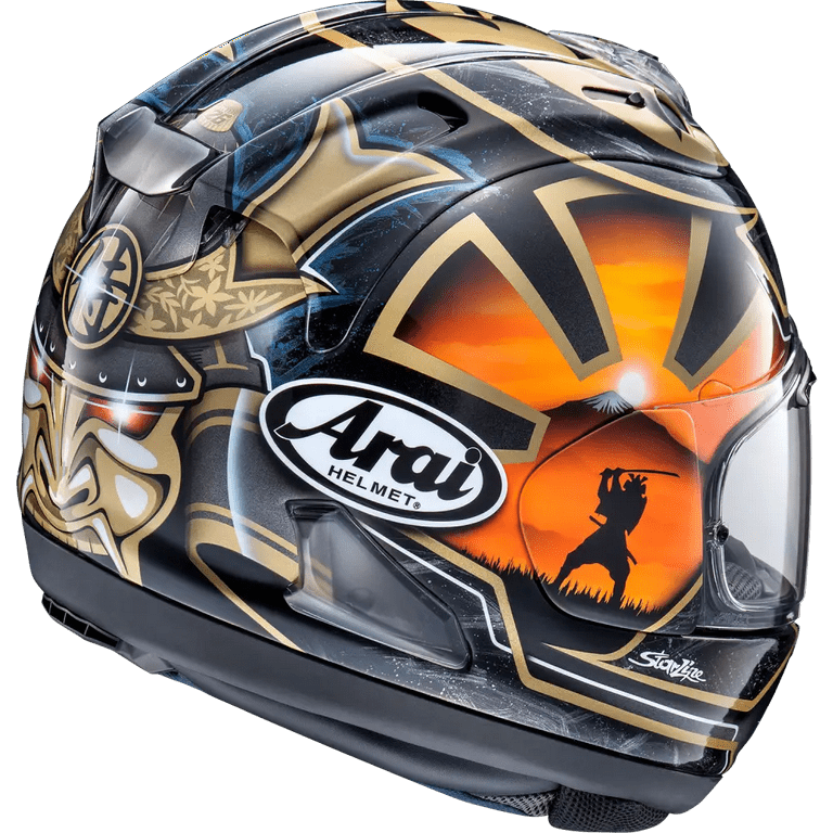 Arai Corsair-X Dani Samurai-2 Motorcycle Helmet (M2020D) Black XXL