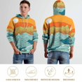 thumbnail image 5 of Sunset Ocean Regular Fit Hoodie, Sporty Pullover Hooded Sweatshirt for Men Women Muscle 4XL, 5 of 6