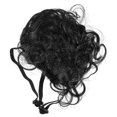 thumbnail image 2 of Black Pet Wig Made of Polyester for Creative Festive Use on Dogs Lightweight and Durable 1 Pc, 2 of 3