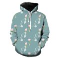 thumbnail image 1 of Sudadera con capucha para hombre, diseño de flor de magnolia, de moda, de gran tamaño, con capucha, estilo hip hop, informal, de primavera, de manga larga, genial., 1 of 6