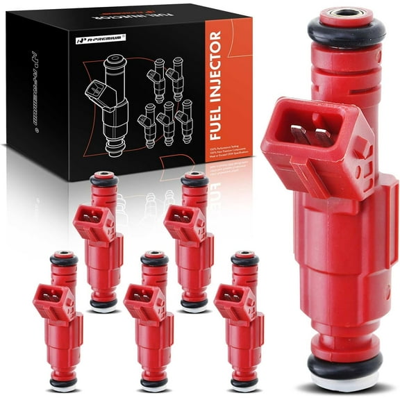 A-Premium Fuel Injectors Compatible with Ford Explorer 1997-1998, Ranger 1997, Aerostar 1997, V6 4.0L, Set of 6, Replace# 0280155735