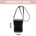thumbnail image 2 of PU mobile phone bag women's slung bag new Joker vertical shoulder bag small satchel, 2 of 5