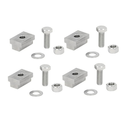 

2024 4 Sets Bed Rails T Slot Nut Screw Kit 3/8in16 Stainless Steel Replacement for Tacoma Tundra Trailer Pickup Truck