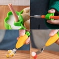 thumbnail image 4 of Toddler Plates with Suction, Silicone Suction Plates for Baby, Cute Carrot Divided Plates and Utensils Set, Non Slip, BPA Free, Feeding Set for 1-5 years old, 4 of 7