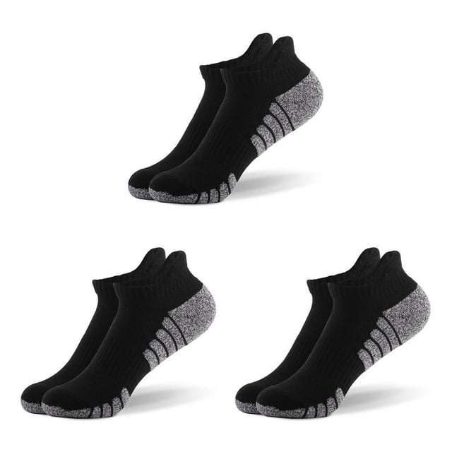Calcetines tobilleros de algodón Sonducket 1 par Negro L