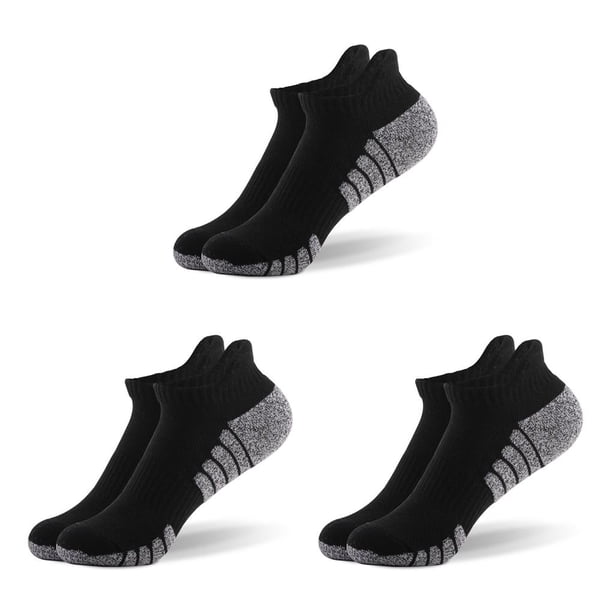 Calcetines tobilleros de algodón Sonducket 1 par Negro L