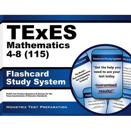 Texes Mathematics 4 8 115 Flashcard Study System Texes